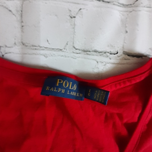V-neck Ralph Lauren polo long-sleeve - Picture 5 of 5